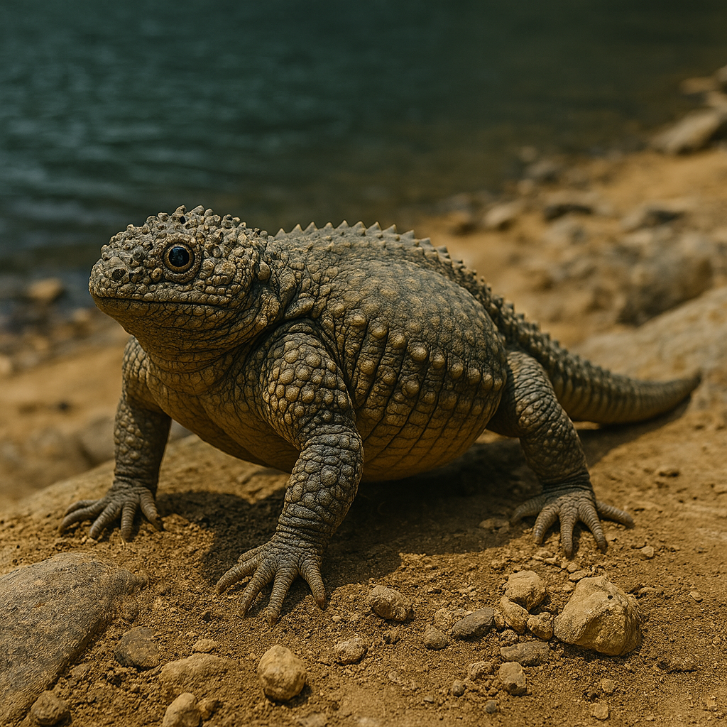 Grundläufer vor dem Tauchgang
